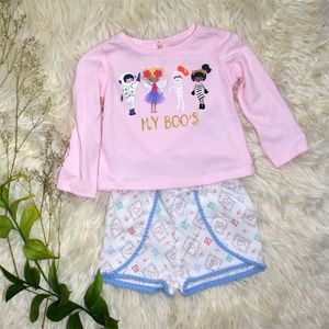 Toughskins Girls Shirt & Shorts